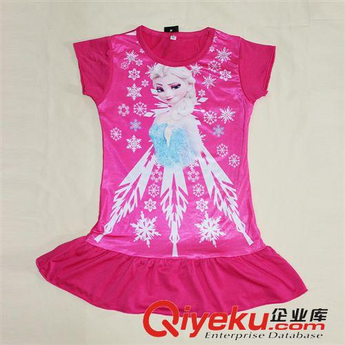 【2014品牌新品】 2014夏季新款外貿(mào)童裝裙子歐美品牌童裙冰雪奇緣童裝清倉童裙批發(fā)原始圖片3