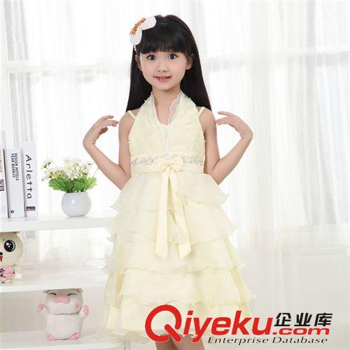 【2014夏款新品童裙】 2014夏季新款童裝批發韓國品牌外貿女童連衣裙婚禮公主童裙批發