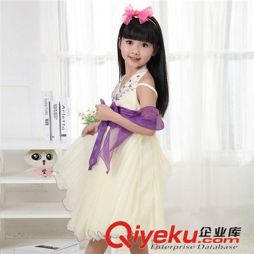 【2014夏款新品童裙】 2014夏季新款童裝批發韓國品牌外貿女童連衣裙婚禮公主童裙批發