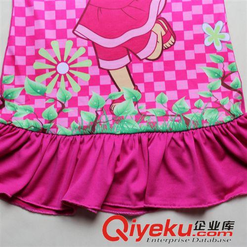 【夏款外貿童裙】 2014夏季新款童裝時尚歐美風字母可愛潮流舒適精品女童裙廠家批發原始圖片2