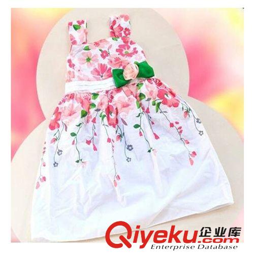 童裙 夏季童裝 女童連衣裙佩佩豬peppa pig短袖裙 網紗條紋裙 外貿批發