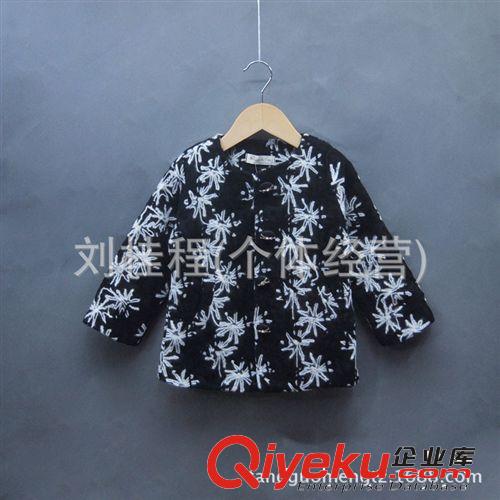 【秋冬·新品】童の外套 2014韓國新款童裝外套 韓版冬款女童加厚單排扣外套 品質(zhì)保證原始圖片2