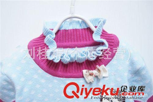 【秋冬·新品】小童の毛衣 3828#中小女童打底純棉毛衣 冬款加厚兩層打底衣原始圖片3