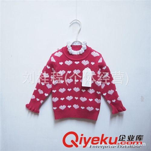 【秋冬·新品】小童の毛衣 3827#韓版中小女童打底純棉毛衣 冬款加厚兩層面料 包裝不起球原始圖片2