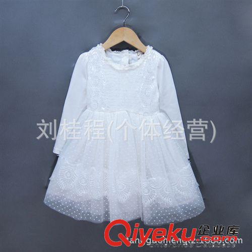 【公主系列專區(qū)】 品牌韓國童裝 秋款童裙中大女童連衣裙 新款韓版蕾絲公主裙原始圖片3