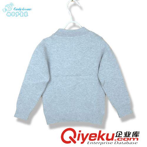 ☆產(chǎn)品類別區(qū) 品質(zhì)童毛衣批發(fā) 韓版中小童秋款兒童毛衣 男童全棉小牛毛線衣原始圖片2