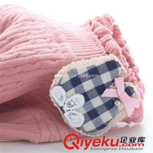 季節 2014女童秋冬新款高品質必備打底毛衣 女童半高領小兔別針毛衣