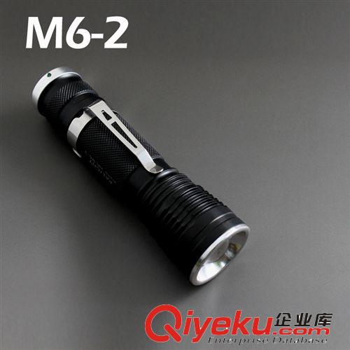 強光手電筒T6 手電885lm xml伸縮變焦LED M6-2二代18650小直