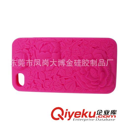 供應(yīng)硅膠手機(jī)套 iphone5手機(jī)套 玫瑰花手機(jī)套造型 蘋(píng)果手機(jī)套批發(fā)