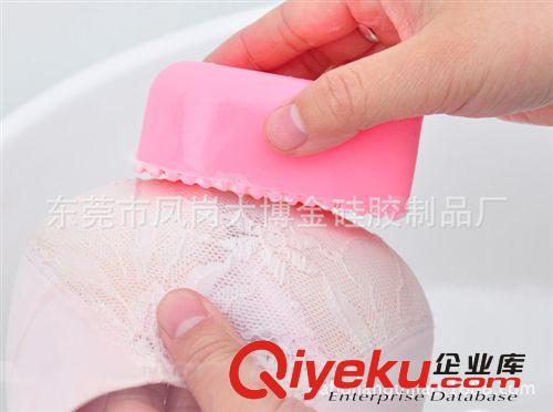 糖果色手握式硅膠洗衣板/迷你搓衣板/洗衣刷/不傷衣物原始圖片3