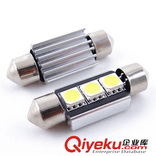 汽車LED閱讀燈36MM-5050-3燈雙尖閱讀燈 無極解碼車廂燈LED尾箱燈原始圖片2