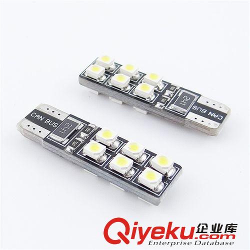 汽車t10小燈炮led示寬燈t10-12smd-3528示寬燈小燈裝飾燈后備箱燈原始圖片2