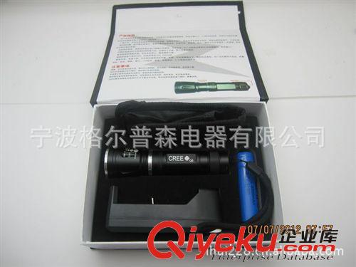 (廠家直銷) 進口 CREE  Q5 頭部伸縮可調焦鋁合金手電筒原始圖片3