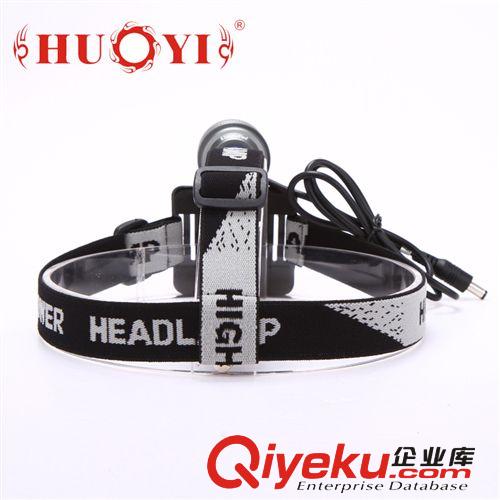 HD003  CREE LED強(qiáng)光頭燈超亮戶外變焦充電夜釣魚礦燈原始圖片3