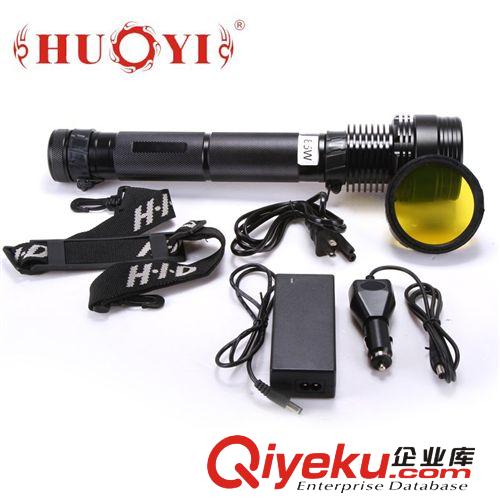 HID 85w 航空鋁合金 遠射一公里 充電戶外 6600電池手電筒原始圖片2