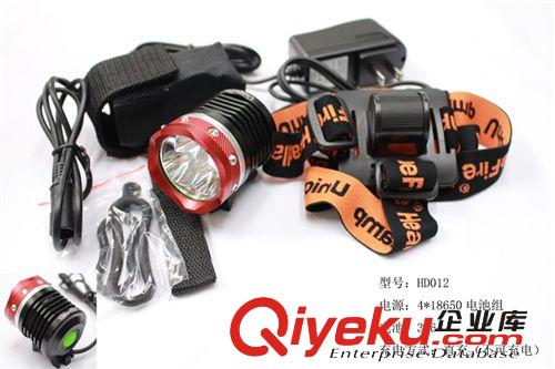 HD012 LED 單車燈打獵頭燈防水鋁合金自行車遠射騎行燈