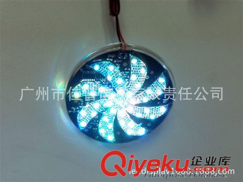 汽車摩托車裝飾燈幻彩LED風(fēng)火輪原始圖片3