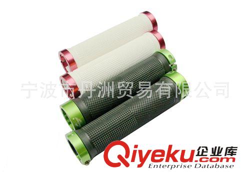專業(yè)經銷 自行車山地車配件防滑雙鋁合金卡環(huán)鎖緊把套原始圖片3