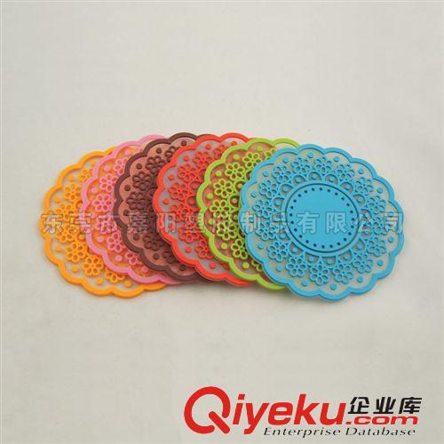 廠家定制環(huán)保硅膠鏤空杯墊 創(chuàng)意鏤空杯墊 防滑鏤空半透明隔熱杯墊