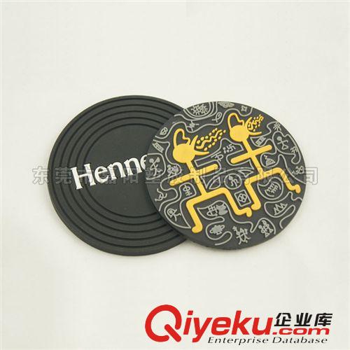 廠家定制pvc滴膠杯墊 環保pvc軟膠滴膠杯墊 圓形卡通滴膠茶杯杯墊原始圖片3
