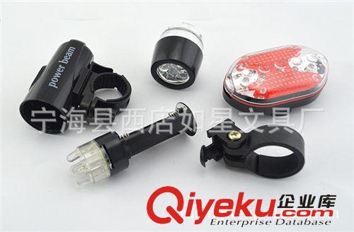 戶外自行車必備配套 手電筒+車夾+車尾燈原始圖片3