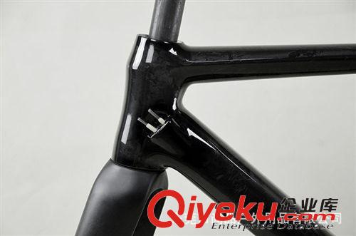 碟剎公路車架 碳纖維內走線自行車車架 碳纖公路車架前叉原始圖片3