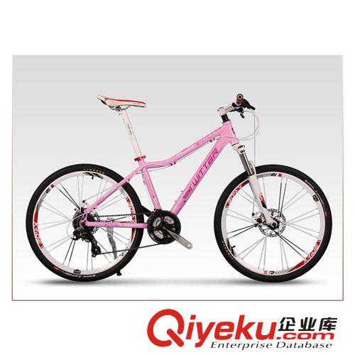 超酷24速女式自行車碟剎 休閑自行山地自行車 女式自行車  淑女原始圖片3