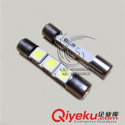 汽車LED 雙尖39MM-3SMD-5050 閱讀燈/車頂燈/牌照燈/后備箱燈原始圖片2