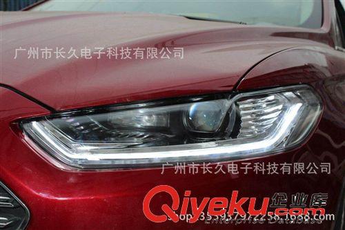 福特新蒙迪歐大燈總成   新蒙汽車氙氣大燈總成改裝 日間行車燈原始圖片3