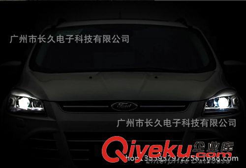 時宇別克君威汽車改裝LED大燈總成 LED雙疝氣透鏡大燈改裝