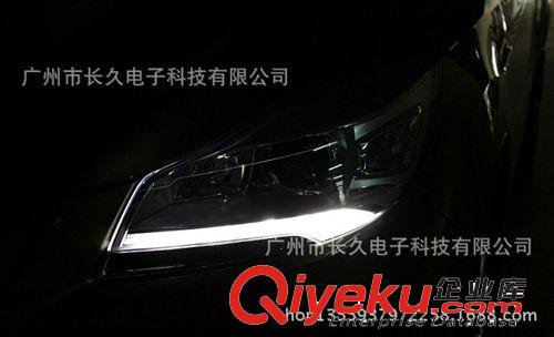 時宇福特翼虎汽車LED大燈總成改裝 汽車前照大燈日行改裝原始圖片2