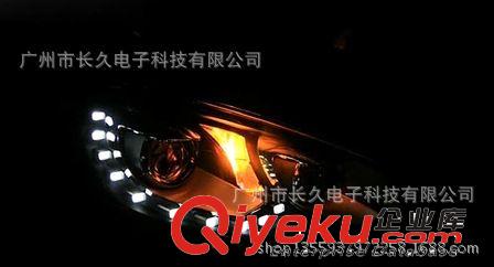 時宇 大眾高爾夫6LED大燈總成汽車改裝 高6雙疝氣透鏡大燈原始圖片2