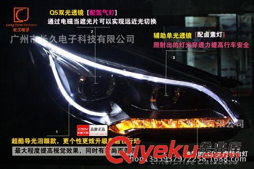 供應(yīng)上海大眾帕薩特LED天使眼大燈總成 帕薩特汽車雙疝氣透鏡大燈