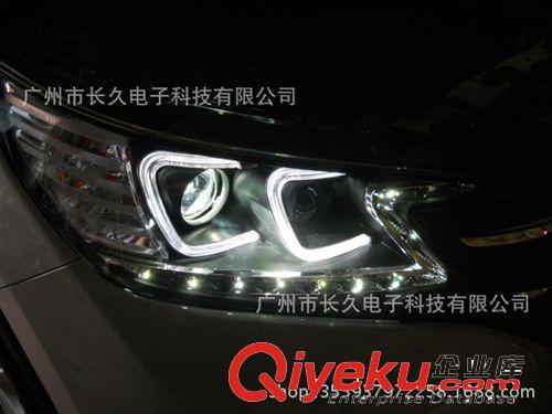 供應(yīng)新本田V12012款CRV天使眼雙疝氣透鏡大燈總成汽車LED大燈改裝原始圖片2