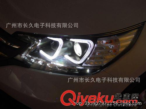 供應(yīng)新本田V12012款CRV天使眼雙疝氣透鏡大燈總成汽車LED大燈改裝原始圖片3