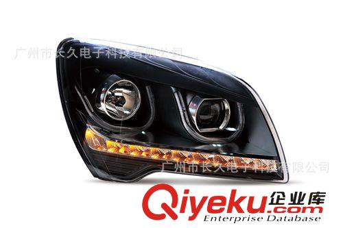 供應大眾途銳LED大燈總成 汽車前照日行燈總成改裝