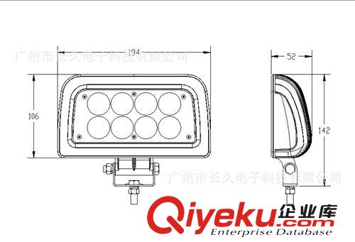 高亮度LED汽車工作燈 日行燈總成改裝原始圖片3