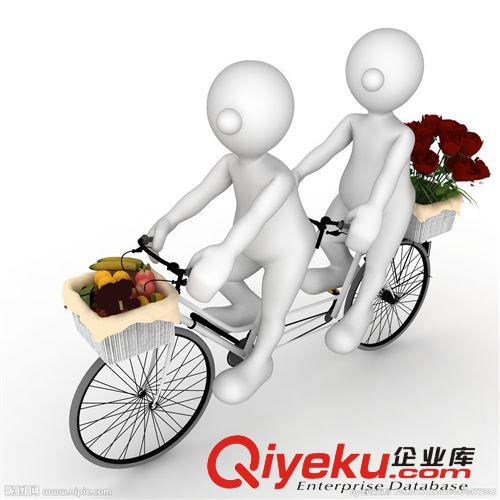 24寸皇捷情侶雙人自行車 三人多人車 旅游觀光自行車 批發(fā)直銷原始圖片3