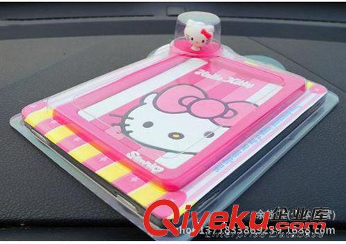 hellokitty立體防滑墊KT貓止滑墊汽車香水墊手機墊時尚卡通原始圖片3