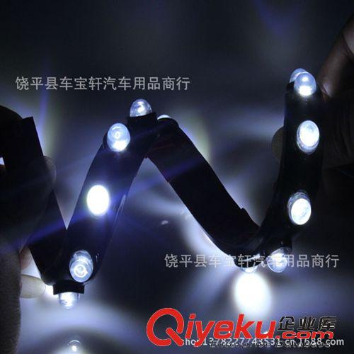 汽車防撞LED日行燈 可彎曲軟膠超薄鷹眼日間行車燈/牌照倒車燈原始圖片2