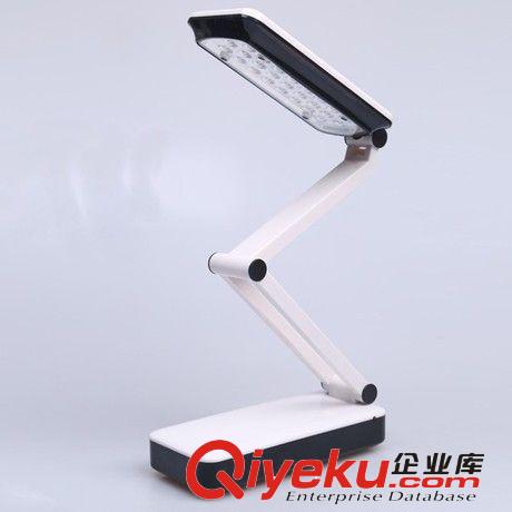 雅格3986 LED充電臺燈 護眼學習閱讀可調光折疊學生床頭工作觸摸