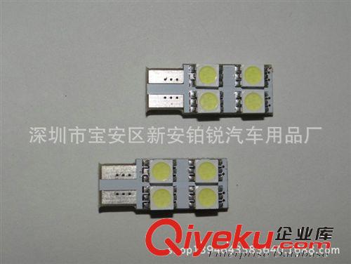 廠家直銷汽車LED T10-5050-4SMD 帶無極 解碼功能