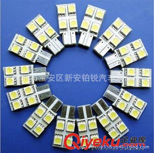 廠家直銷汽車LED T10-5050-4SMD 帶無極 解碼功能