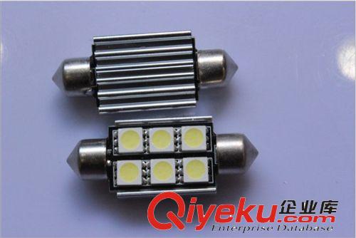 新品 led車頂燈  解碼雙尖 led汽車燈 6SMD閱讀燈 超高亮原始圖片2