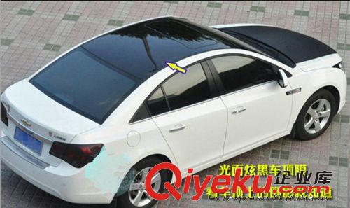 tj熱銷3層亮光黑色全景天窗膜 車身改色膜 車頂膜 汽車改裝膜原始圖片2