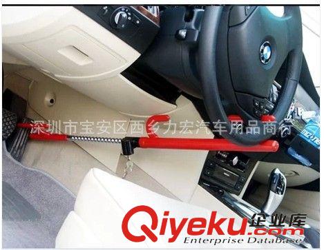 銀狼328方向盤鎖 大貨車出租車防盜鎖 面包車小貨車鎖多功能鎖原始圖片3