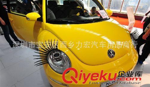 立體汽車眼睫毛 車用眼睫毛 汽車假睫毛車貼 電眼 個(gè)性車燈眉毛原始圖片2