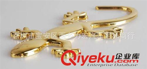 汽車裝飾貼 壁虎車貼 立體3D純金屬壁虎個性改裝貼紙原始圖片3