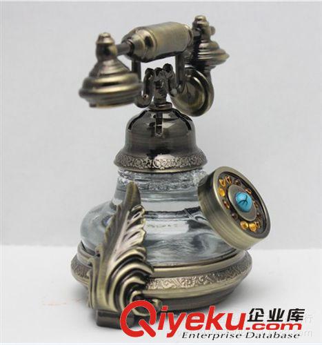 新款古銅汽車香水座 復古電話車載香水 gd車用擺件香水 香薰原始圖片2