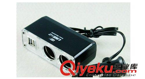 車載點煙器 一拖二點煙器 雙USB充電器 一分二轉換器 0030點煙器原始圖片2